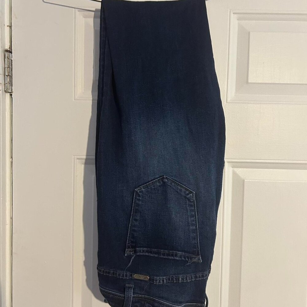 KanCan Women's Navy and Blue Jeans